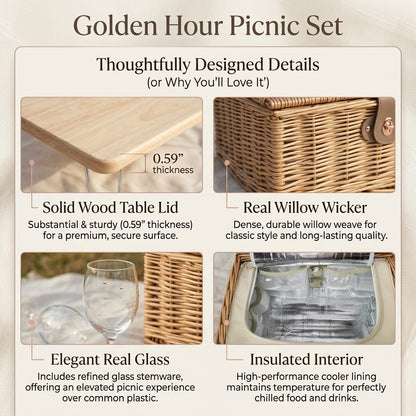 The Golden Hour Picnic Set